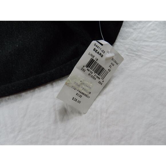 TWO HEARTS maternity size XL gray pull on stretch comfort NEW (kn76) - Picture 5 of 9